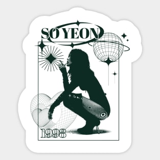 Soyeon queen design Sticker